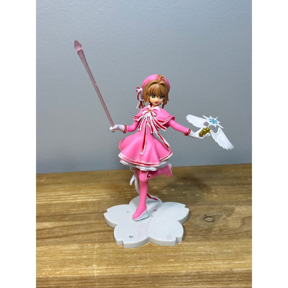 Cardcaptor Sakura Anime Pink Girl Figurine 5.25”